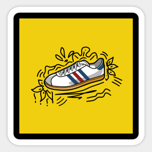 Doodle Casual Shoes Sticker